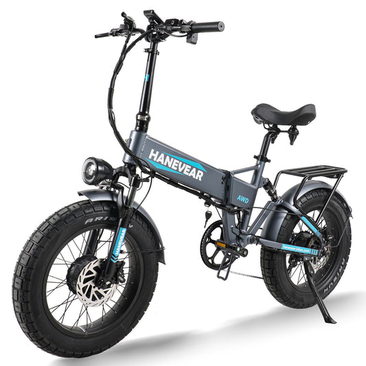 HANEVEAR H100 Dual Motor Electric Bike 20Ah 1500W AWD E-Bike