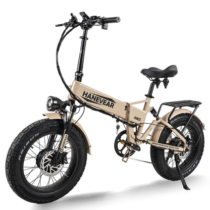 HANEVEAR H100 Dual Motor Electric Bike 20Ah 1500W AWD E-Bike