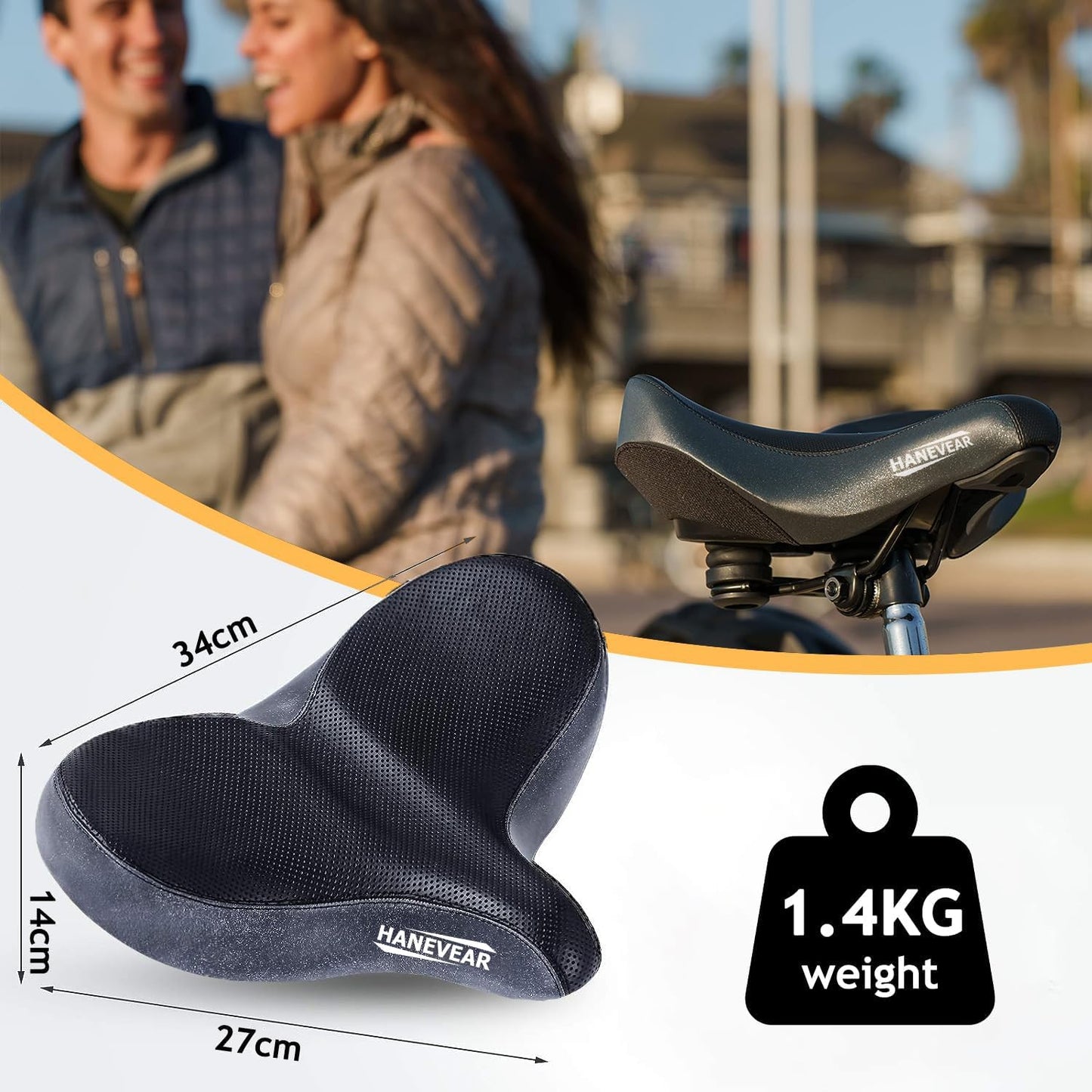 Oversized Bike Seat