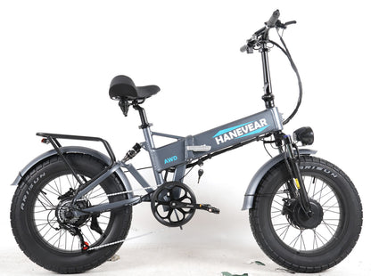 HANEVEAR H100 Dual Motor Electric Bike 20Ah 1500W AWD E-Bike