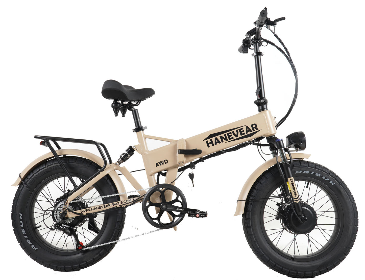 HANEVEAR H100 Dual Motor Electric Bike 20Ah 1500W AWD E-Bike